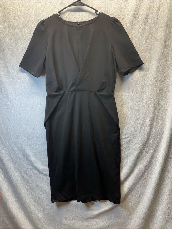 VFShow Dresses & Skirts - Power Glam Black Edgy Front & Back Zipper Sassy Work to Date Dress Metro Vibe